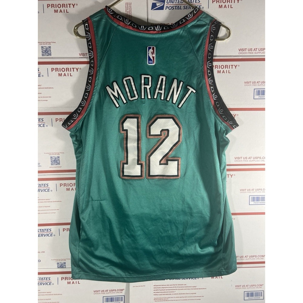 Nike Ja Morant Memphis Grizzlies Classic Swingman Jersey Size 48 Large NBA #12 - Picture 5 of 5